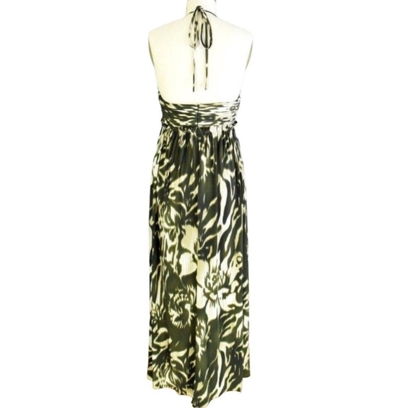 Adrianna Papell Printed Halter Maxi Dress - Picture 4 of 9